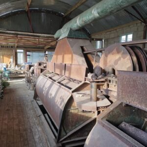 Restored scutching turbine for processing flax in Northern Ireland