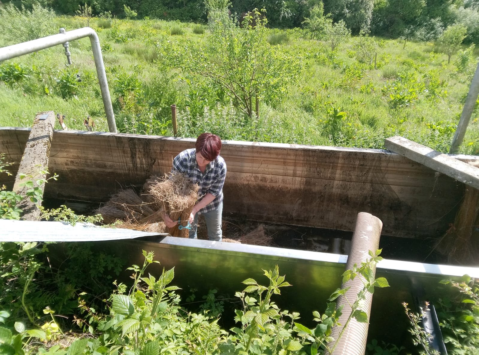 Retting Tank